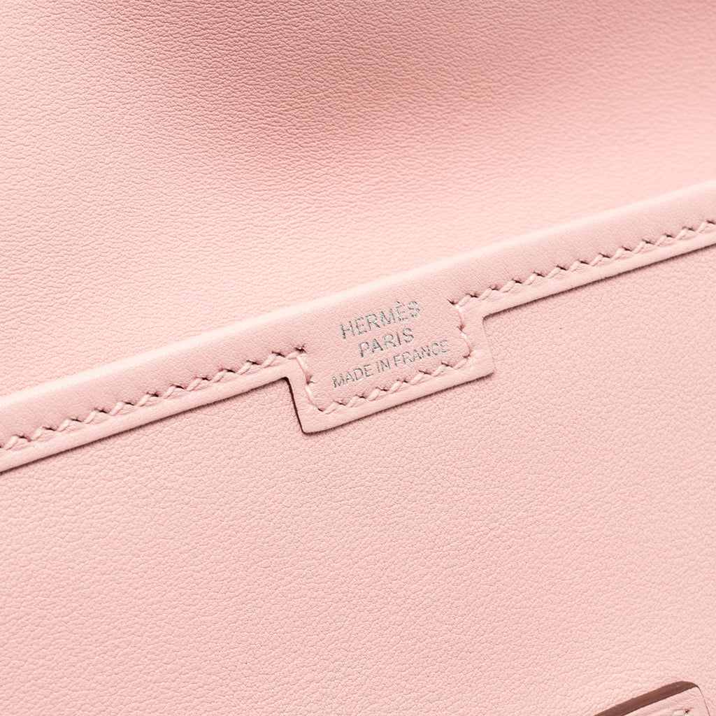 Hermes Jige Elan Wallet Swift Rose Sakura SHW