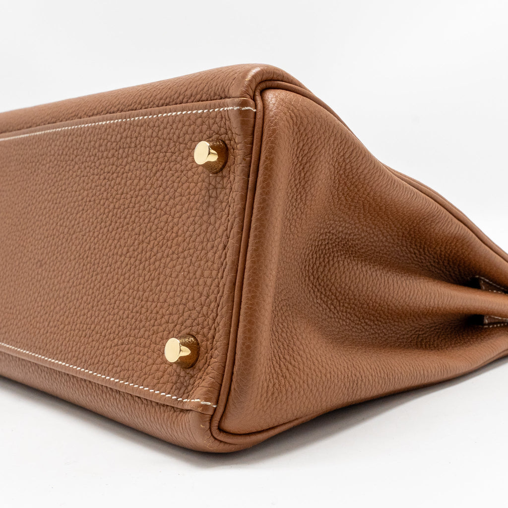 Hermes Kelly 28 Togo Gold GHW