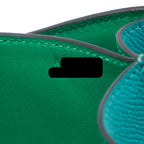 Hermes Constance 24 Epsom 7F Blue Paon/6w Menthe Enamel Hardware