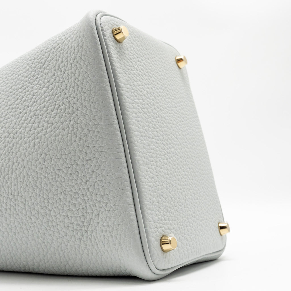 HERMES PICOTIN 18 LOCK BAG CLEMENCE Blue Pale GHW