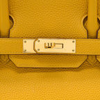 Hermes Birkin 30 Togo 9D Jaune Amber GHW