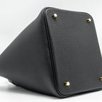 Hermes Picotin 22 Lock Bag Clemence Black GHW