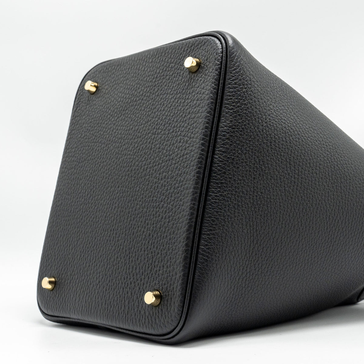 Hermes Picotin 22 Lock Bag Clemence Black GHW