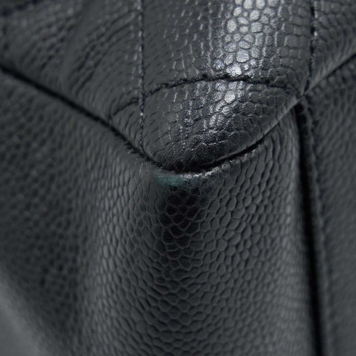 CHANEL GRAND SHOPPING TOTE BAG CAVIAR BLACK SHW
