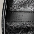 Louis Vuitton Keepall Bandoulière 55 Monogram Eclipse Coated Canvas Black SHW