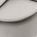 LOEWE MINI GATE DUAL BAG SOFT CALFSKIN WITH JACQUARD STRAP GREY SHW