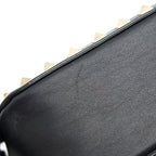 VALENTINO ROCKSTUD CROSSBODY CAMERA BAG BLACK