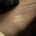 HERMES MINI LINDY GRIZZLY/SWIFT GRIS CAILLOU/ETOUPE GHW