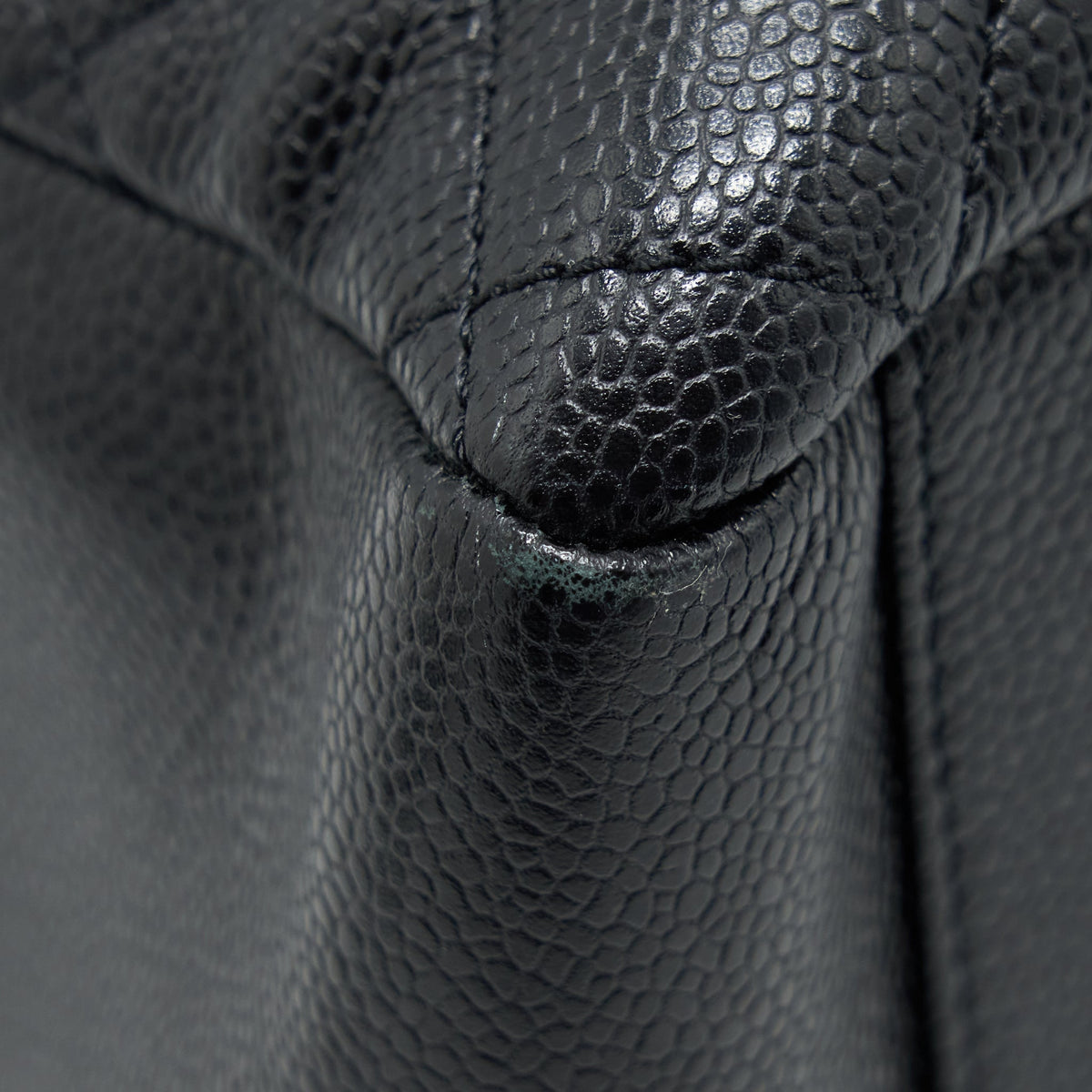 CHANEL GRAND SHOPPING TOTE BAG CAVIAR BLACK SHW
