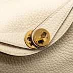 Hermes Mini Lindy Clemence Nata GHW