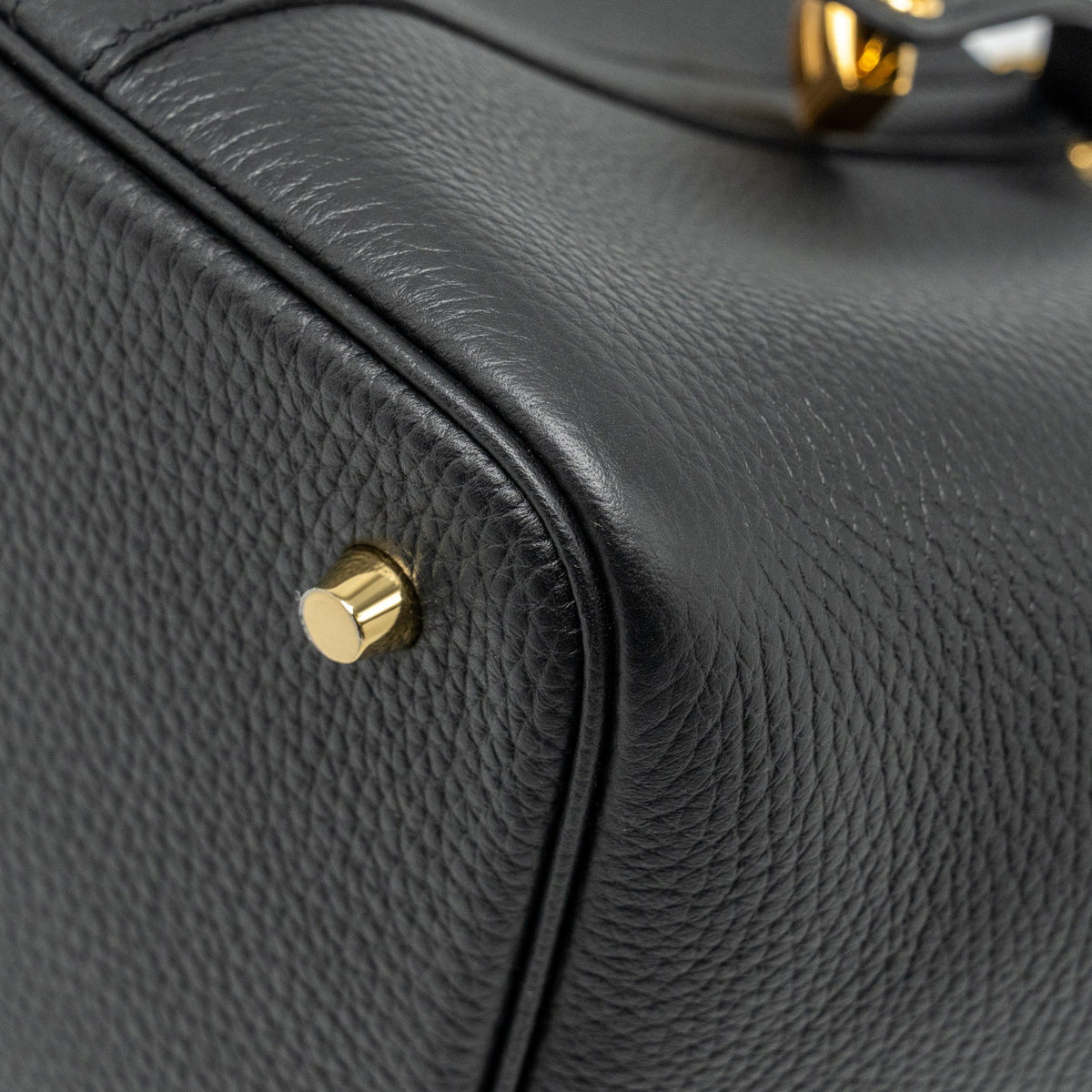 Hermes Picotin 22 Lock Bag Clemence Black GHW