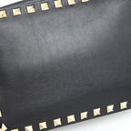 VALENTINO ROCKSTUD CROSSBODY CAMERA BAG BLACK