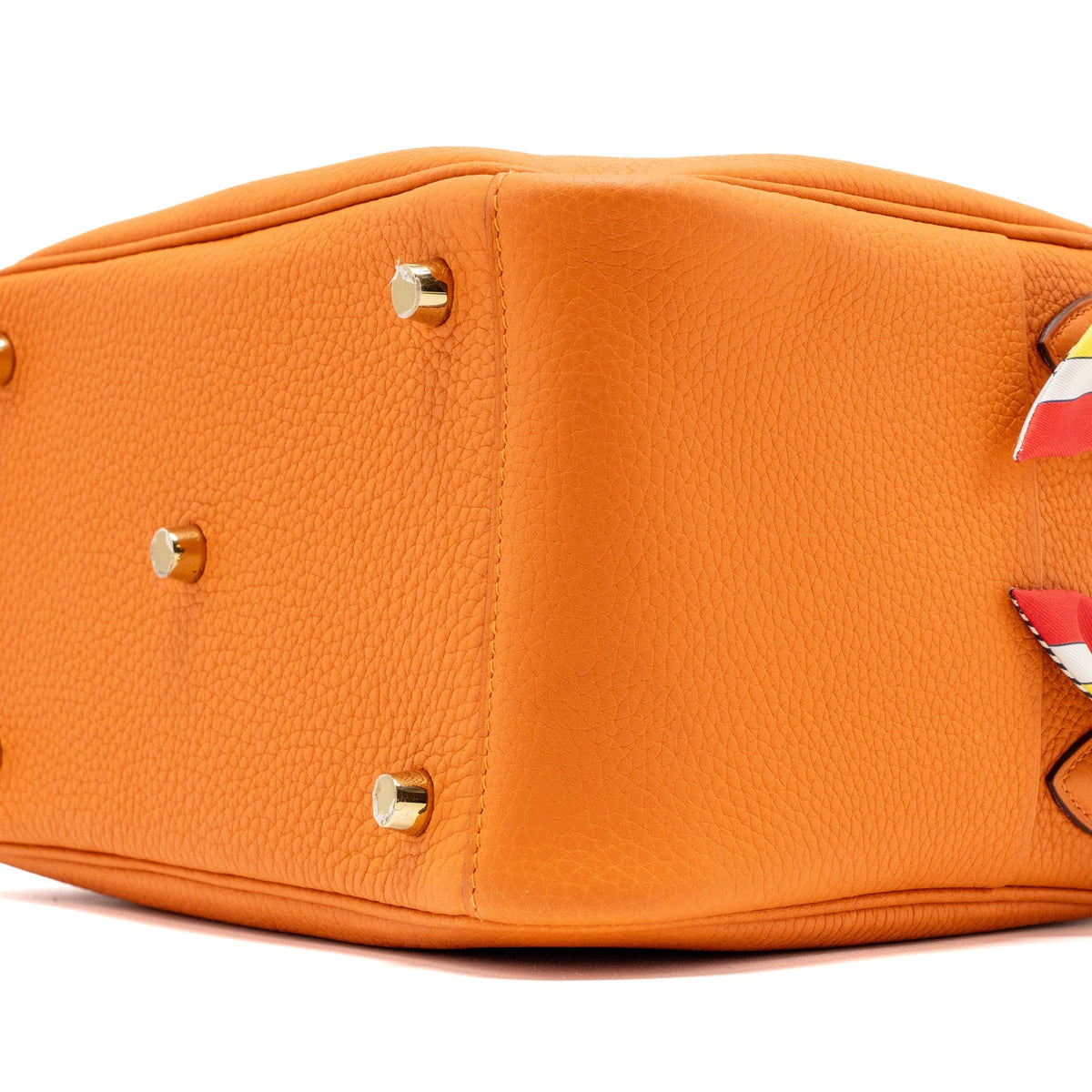 Hermes Lindy 26 clemence orange GHW