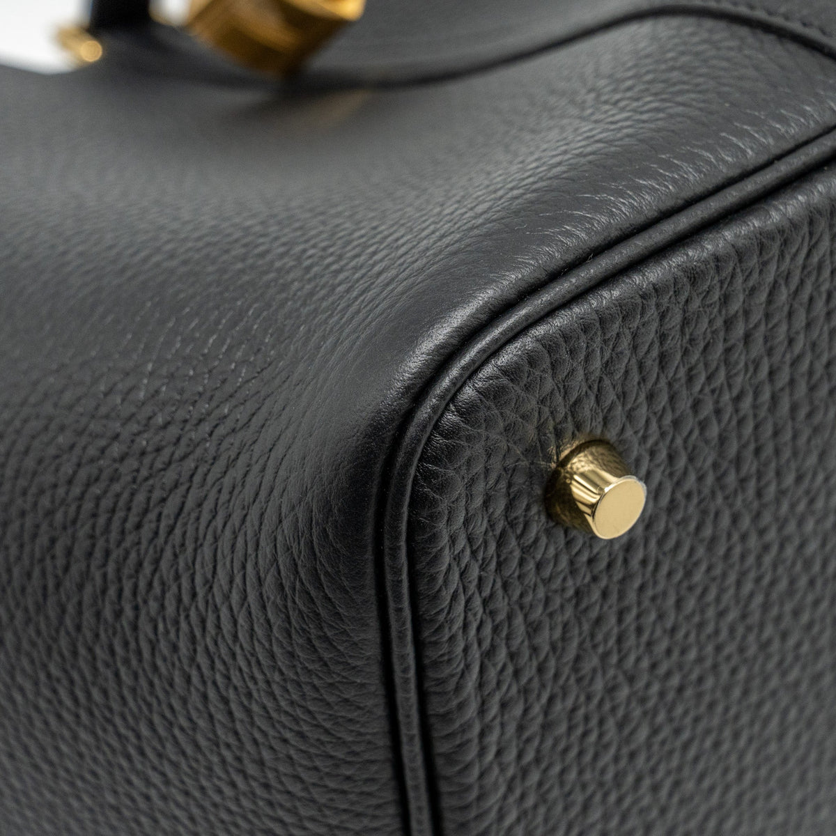 Hermes Picotin 22 Lock Bag Clemence Black GHW