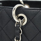 CHANEL GRAND SHOPPING TOTE BAG CAVIAR BLACK SHW