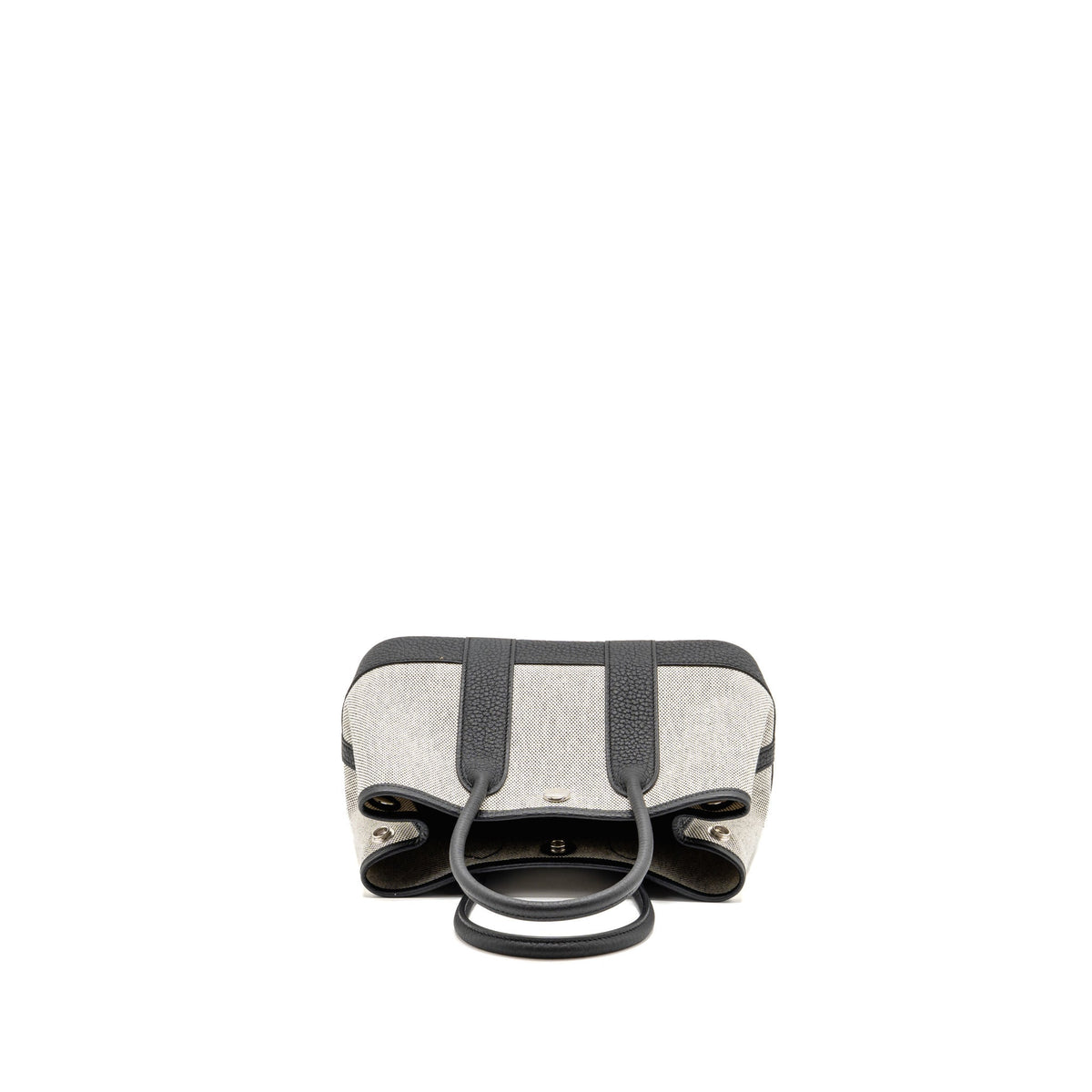 Hermes NEO GARDEN PARTY 23 CANVAS/NEGONDA ECRU-NOIR/NOIR SHW