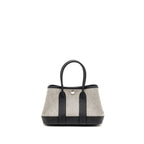 Hermes NEO GARDEN PARTY 23 CANVAS/NEGONDA ECRU-NOIR/NOIR SHW