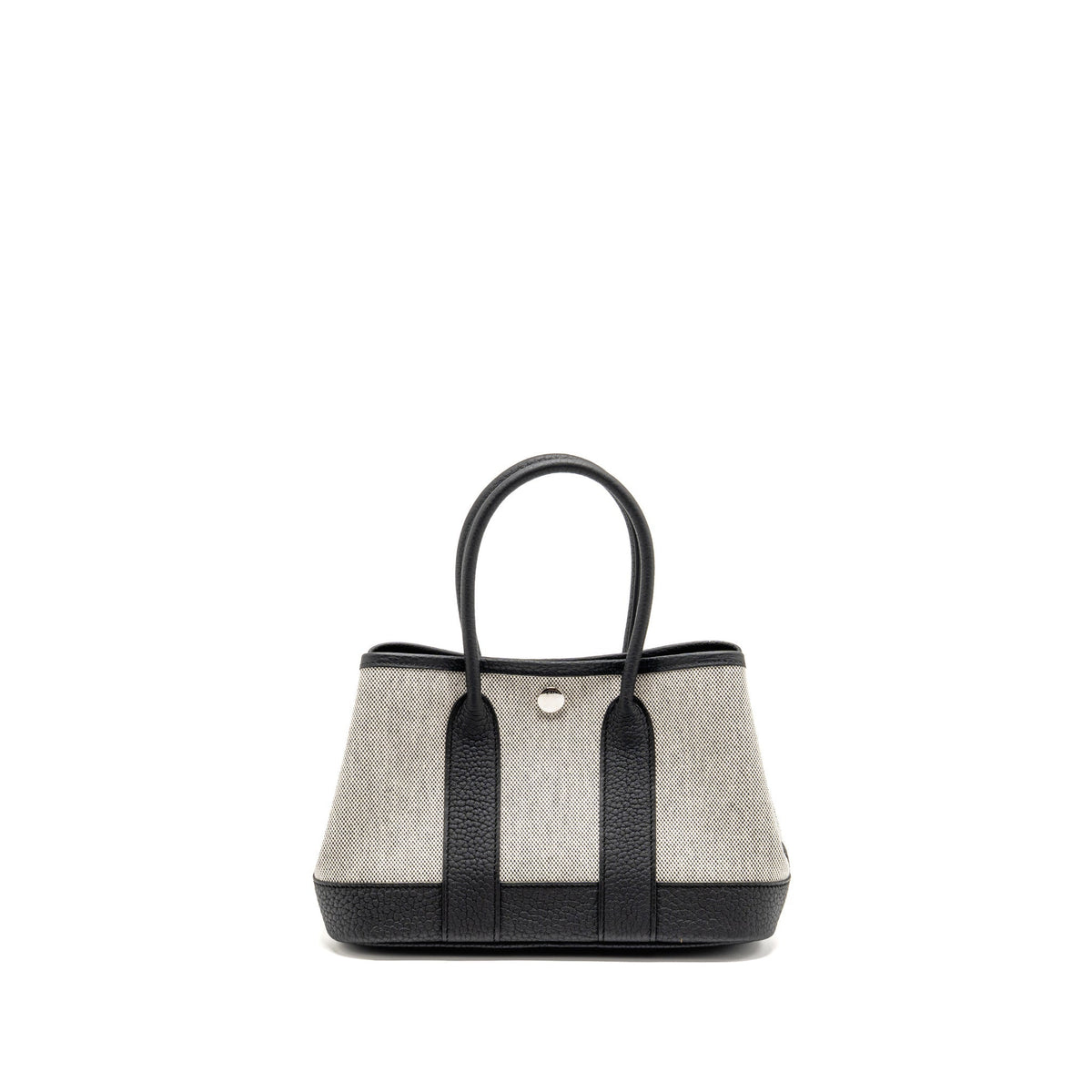 Hermes NEO GARDEN PARTY 23 CANVAS/NEGONDA ECRU-NOIR/NOIR SHW