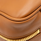 MIU MIU LARGE BEAU BAG CALFSKIN COGNAC GHW