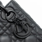 DIOR MINI LADY DIOR CALFSKIN SO BLACK