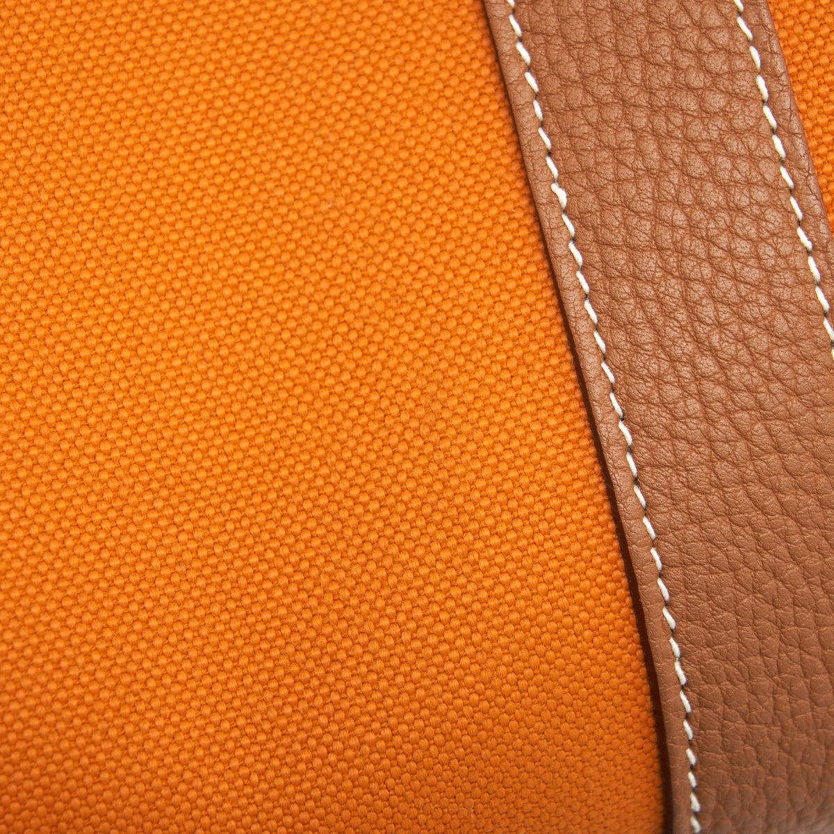 HERMES GARDEN PARTY CANVAS 30 ABRICOT / GOLD SHW