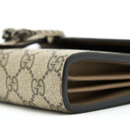 GUCCI DIONYSUS GG SUPREME CHAIN WALLET BEIGE SHW