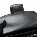 GUCCI HORSEBIT 1955 SHOULDER BAG LEATHER BLACK GHW