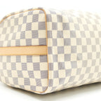 LOUIS VUITTON SPEEDY 30 WITH STRAP DAMIER AZUR CANVAS
