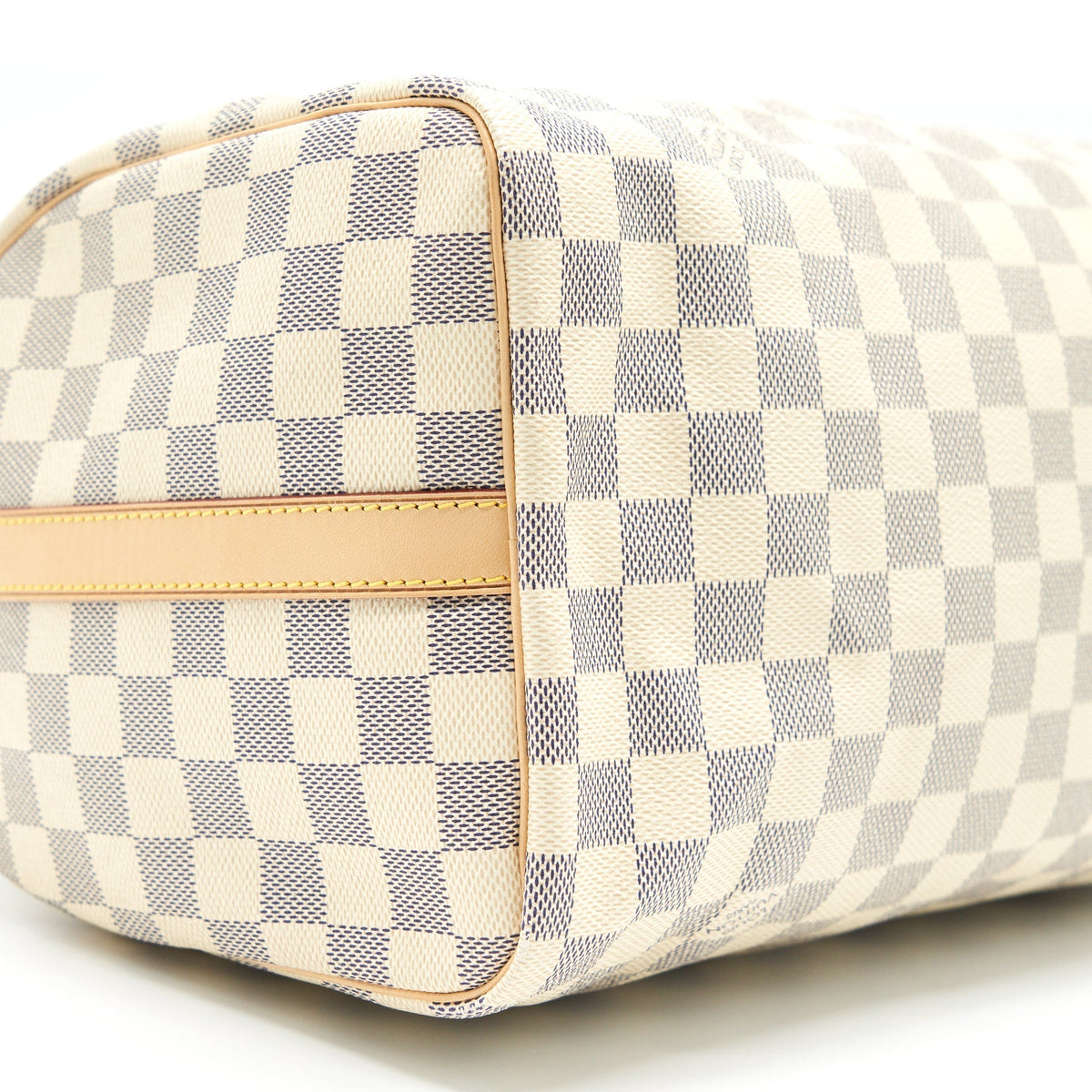 LOUIS VUITTON SPEEDY 30 WITH STRAP DAMIER AZUR CANVAS