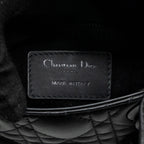 DIOR MINI LADY DIOR CALFSKIN SO BLACK