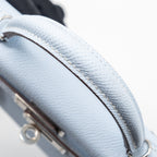 HERMES MINI KELLY II EPSOM BLUE BRUME SHW