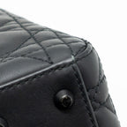 DIOR MINI LADY DIOR CALFSKIN SO BLACK