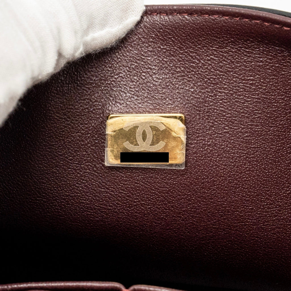 CHANEL SMALL CLASSIC DOUBLE FLAP BAG LAMBSKIN BLACK GHW(MICROCHIP)