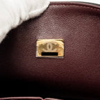CHANEL SMALL CLASSIC DOUBLE FLAP BAG LAMBSKIN BLACK GHW(MICROCHIP)