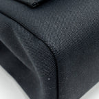 HERMES HERBAG 31 ZIP BAG CANVAS/HUNTER BLACK SHW