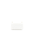 CHANEL PEARL CRUSH MINI RECTANGULAR FLAP BAG LAMBSKIN WHITE GHW