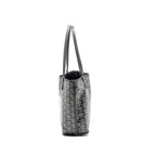 Goyard Mini Anjou Tote Bag French Bulldog Print Goyardine Canvas/Calfskin Grey SHW