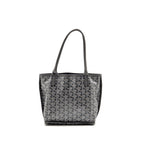 Goyard Mini Anjou Tote Bag French Bulldog Print Goyardine Canvas/Calfskin Grey SHW