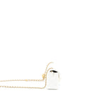 CHANEL PEARL CRUSH MINI RECTANGULAR FLAP BAG LAMBSKIN WHITE GHW