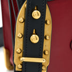 PRADA CASHIER BAG CALFSKIN RED /BLACK GHW