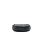 GUCCI GG MARMONT MATELASSE LEATHER BELT BAG IN BLACK 85CM