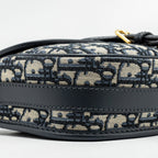 DIOR MEDIUM BOBBY BAG BLUE DIOR OBLIQUE JACQUARD GHW