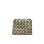 GUCCI DIONYSUS GG SUPREME MINI BAG IN BEIGE