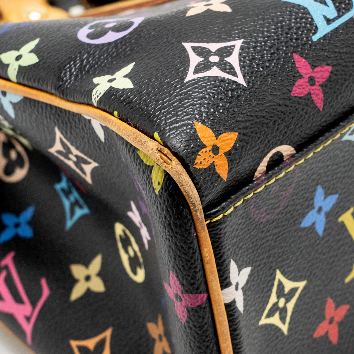 Louis Vuitton Aurelia Shoulder Bag Monogram Canvas Black/ Multicolour GHW