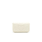 GUCCI GG MARMONT SUPER MINI BAG IN WHITE