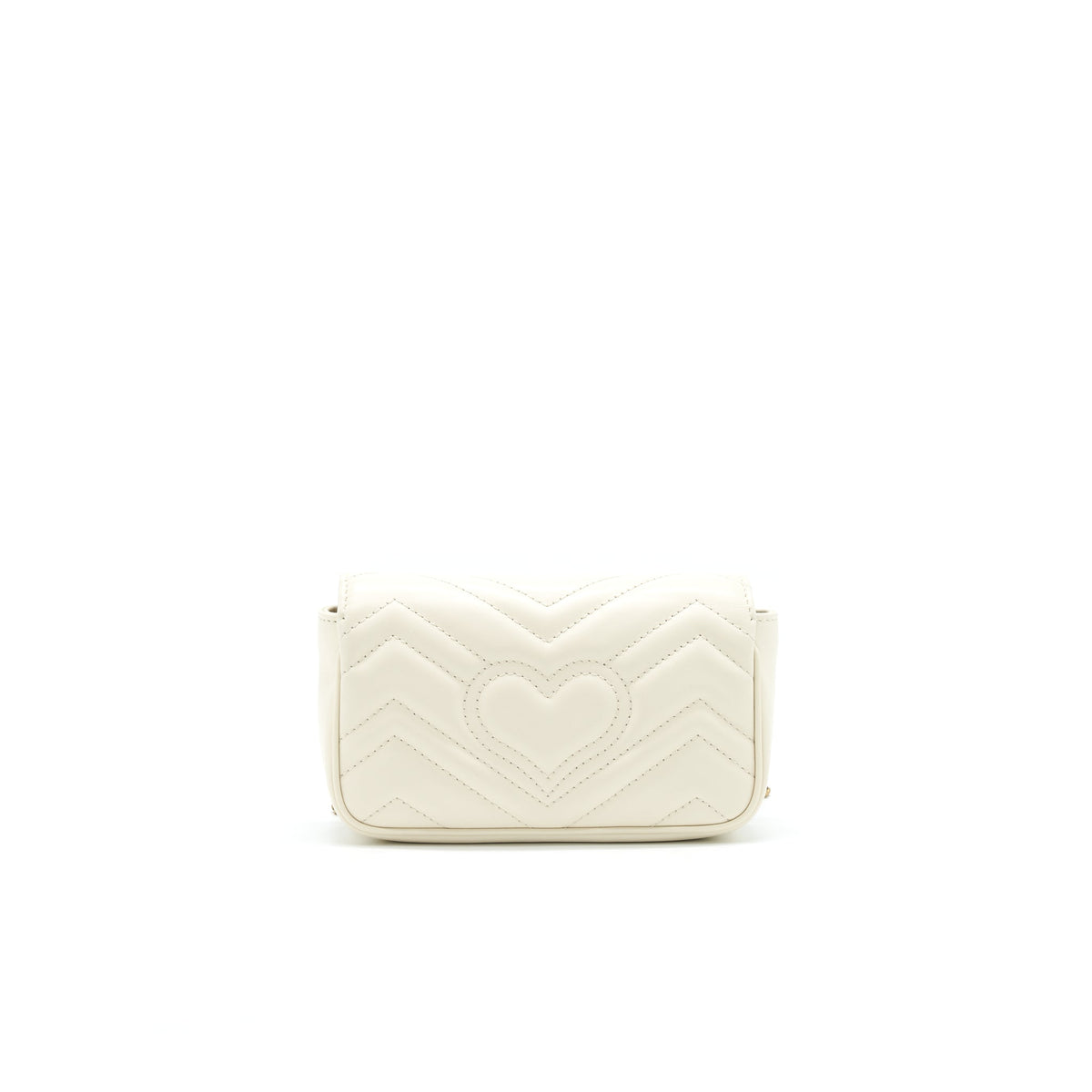 GUCCI GG MARMONT SUPER MINI BAG IN WHITE