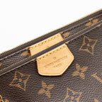 LOUIS VUITTON MULTI POCHETTE ROSE CLAIR STRAP MONOGRAM CANVAS GHW