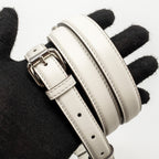 FENDI MEDIUM PEEKABOO ISEEU DENIM WHITE SHW