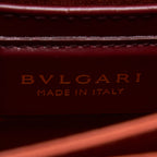 BVLGARI SERPENTI FOREVER TOP HANDLE BAG CALFSKIN RED