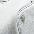 Hermes Picotin 18 Lock Bag Clemence Blue Pale SHW
